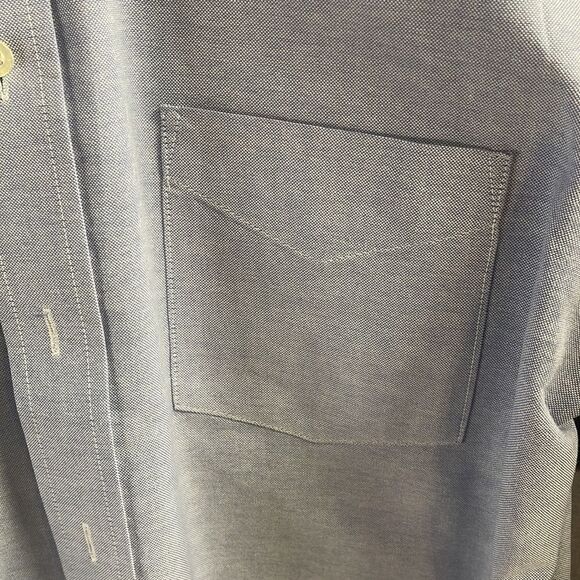 Vanheusen Mens Wrinkle Free Long Sleeve Dress Shirt 16 1/2 32/33 - Picture 4 of 7